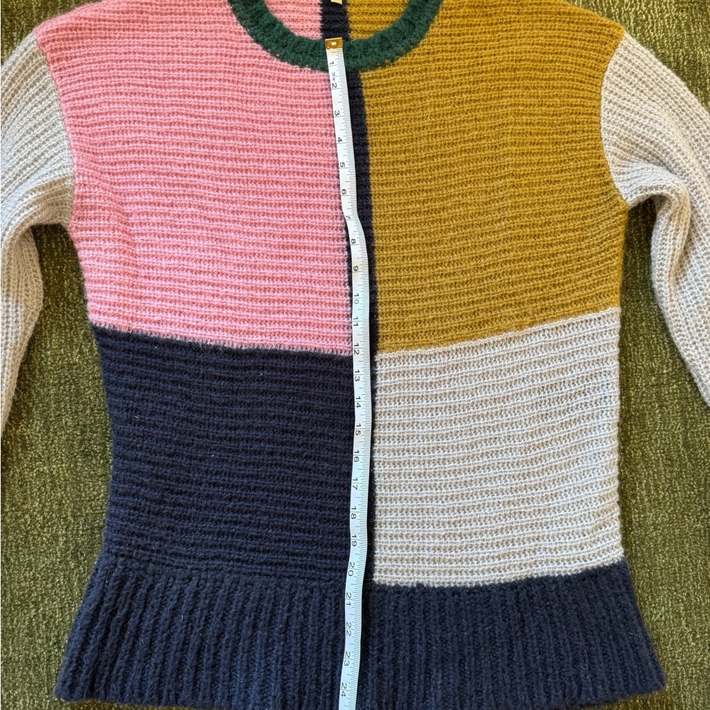 Alexachung Multicolor Patchwork Crew Neck Sweater - image 5